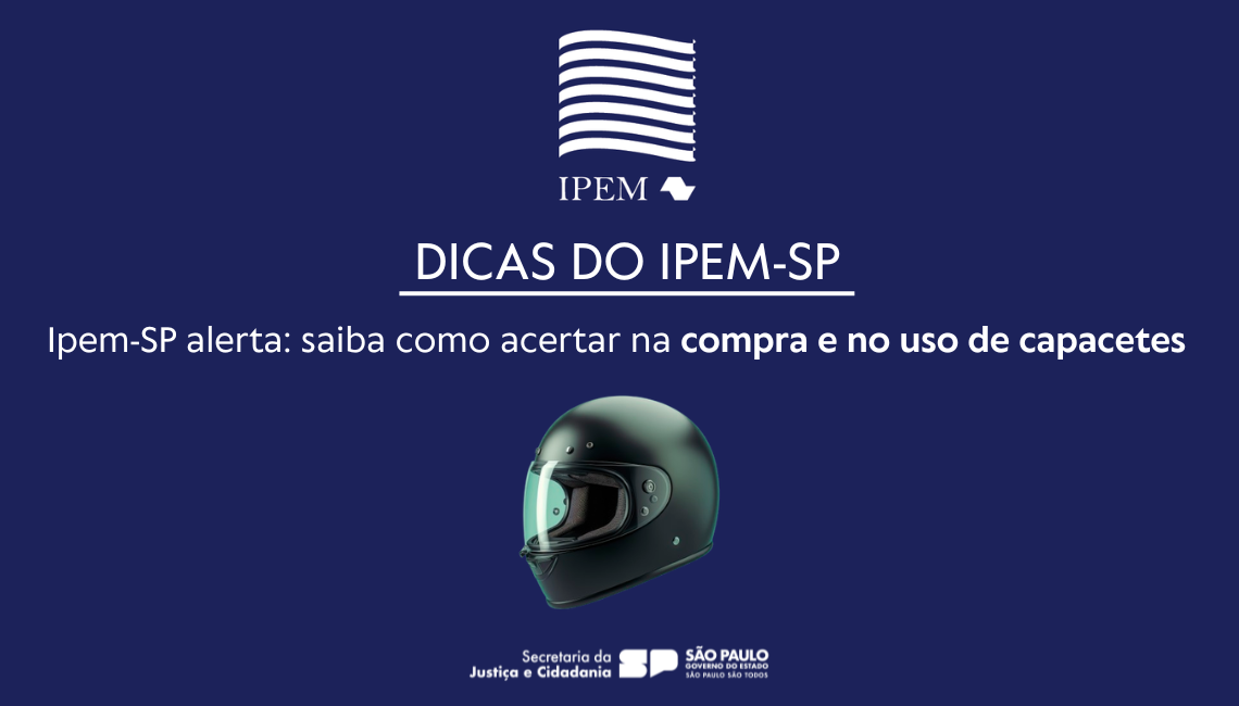 Segurança no trânsito: Ipem-SP dá dicas para acertar na compra e no uso de capacetes